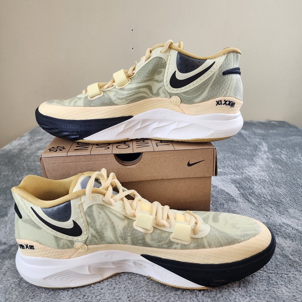 Nike Kyrie 8 Citron Tint Leopard Size 12.5 DJ6017-800 Men Shoes Sneakers Yellow